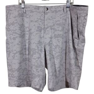 Adidas Gray Camo Cargo Shorts, Sz 42